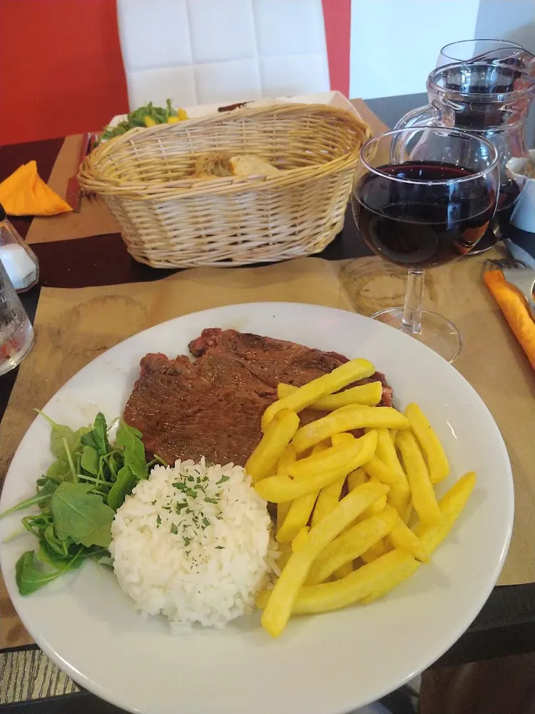 Bife Com Arroz E Batata